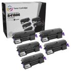 5 Pack Compatible Ricoh 841886 Standard Yield Black Toner Cartridge